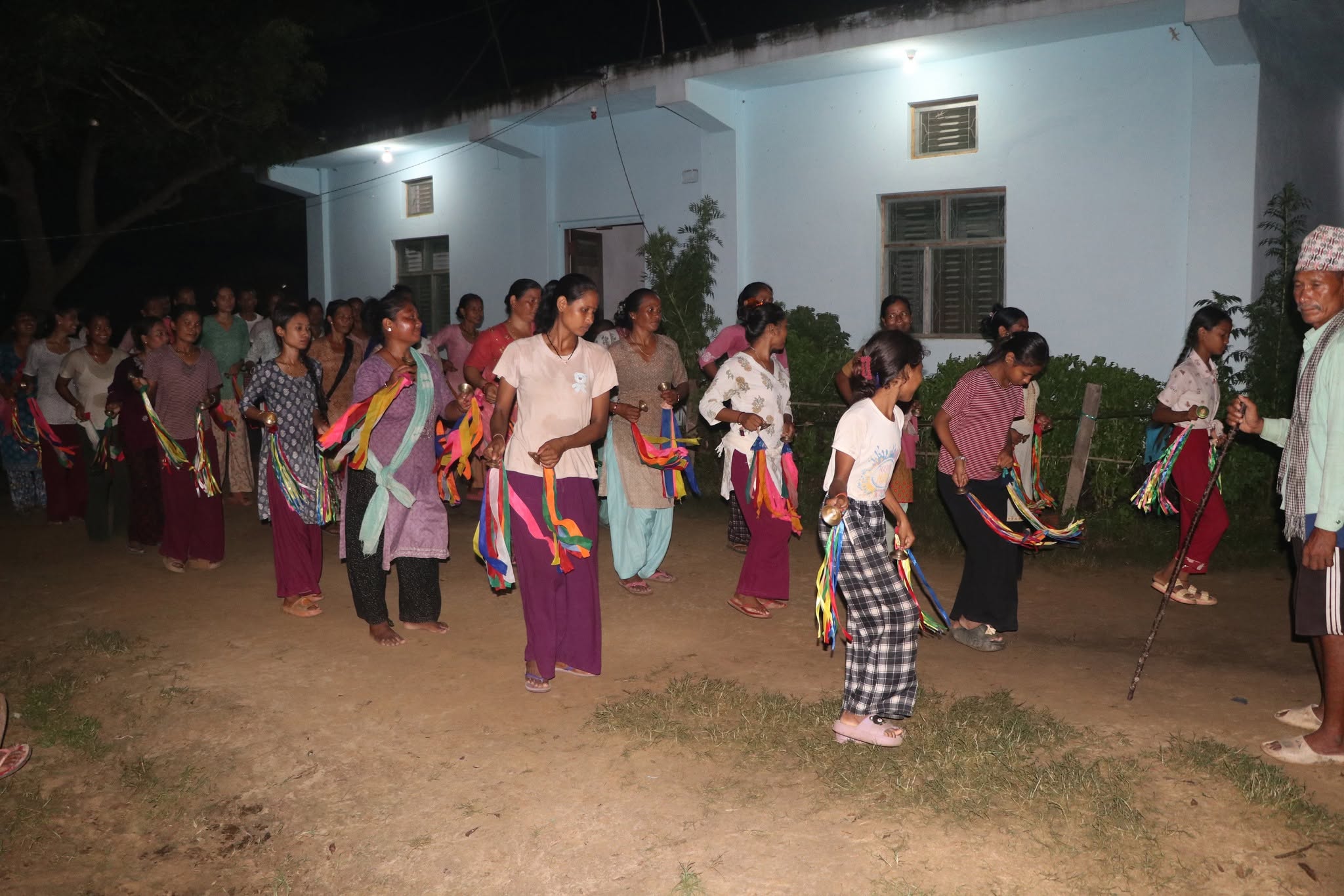 थारु गाउँमा सुरू भयो सखियाको रौनक