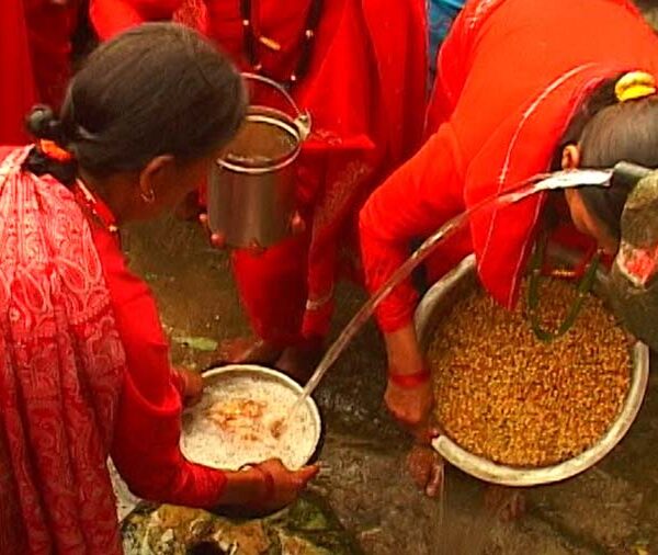 बिरुडा भिजाएर गौरापर्वको विधिवत शुभारम्भ